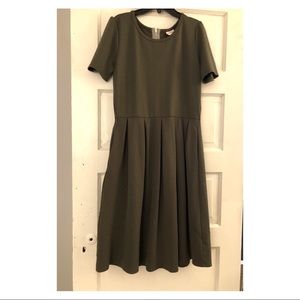 Solid green Amelia dress from LulaRoe